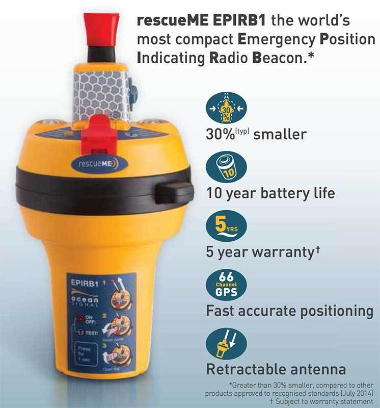Ocean Signal rescueME EPIRB 1 m. GPS
